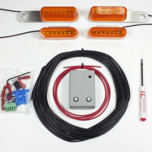 Logo Lites LED Turn Signal Kit with 2 Bumper and 2 Universal Brackets