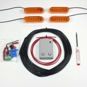 Logo Lites LED Turn Signal Kit with 4 Universal Brackets