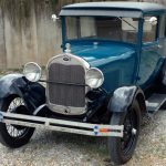 Logo Lites LED Turn Signals on a 1929 Model A Ford Tudor