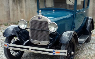 Logo Lites LED Turn Signals on a 1929 Model A Ford Tudor