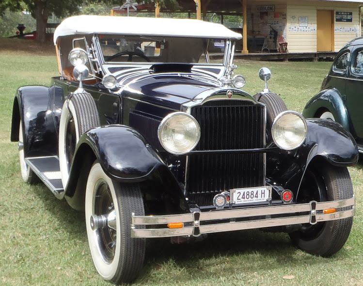 Logo Lites LED Turn Signals on a 1929 Packard