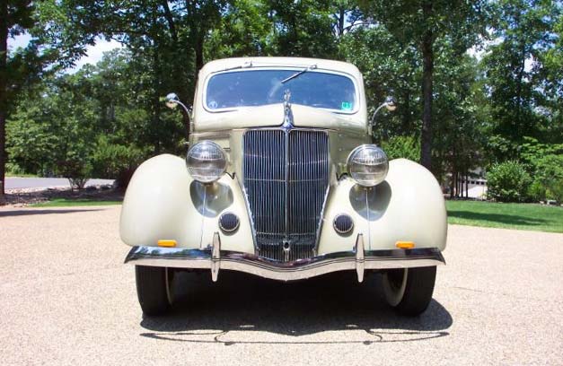 Logo Lites LED Turn Signals on a 1936 Ford