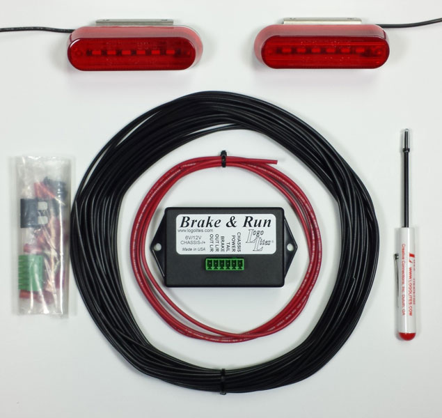Brake & Run complete installation kit with Universal mounting brackets