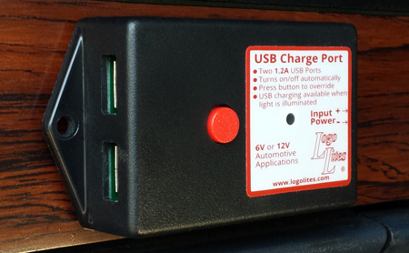 USB Charge Port Horizontal