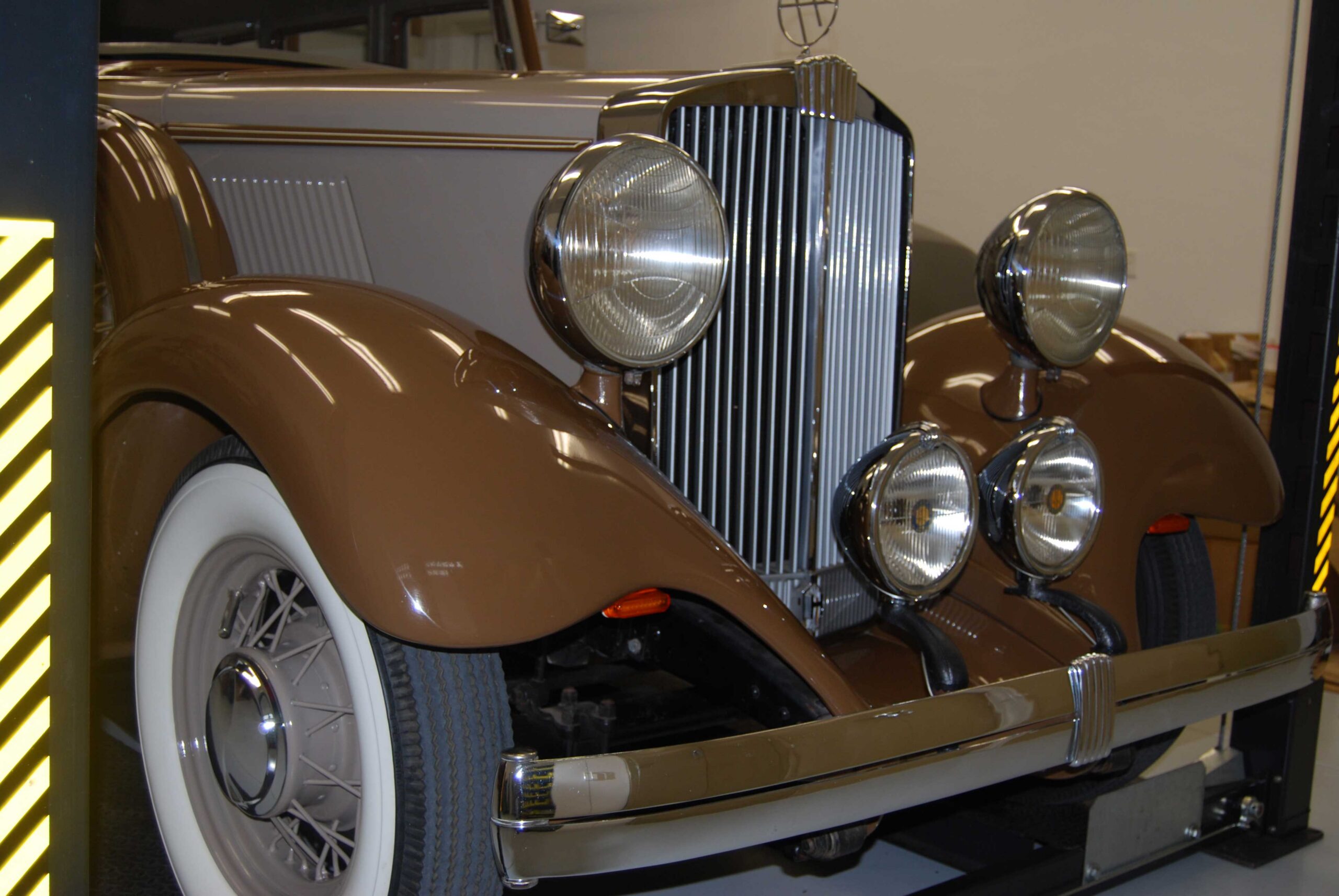 Logo Lites LED Turn Signals on a 1932 Huppmobile