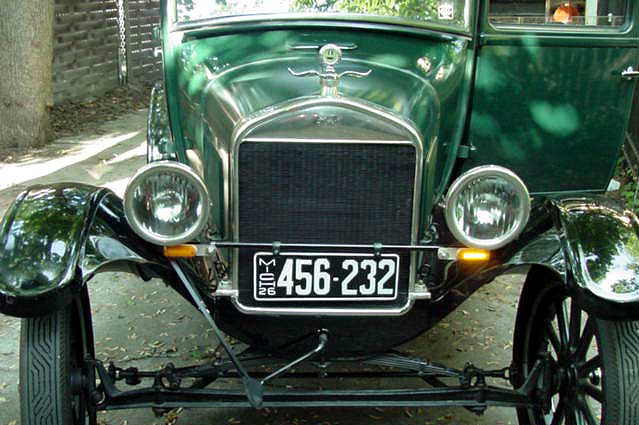 Logo Lites Turn Signals on a Model T Ford