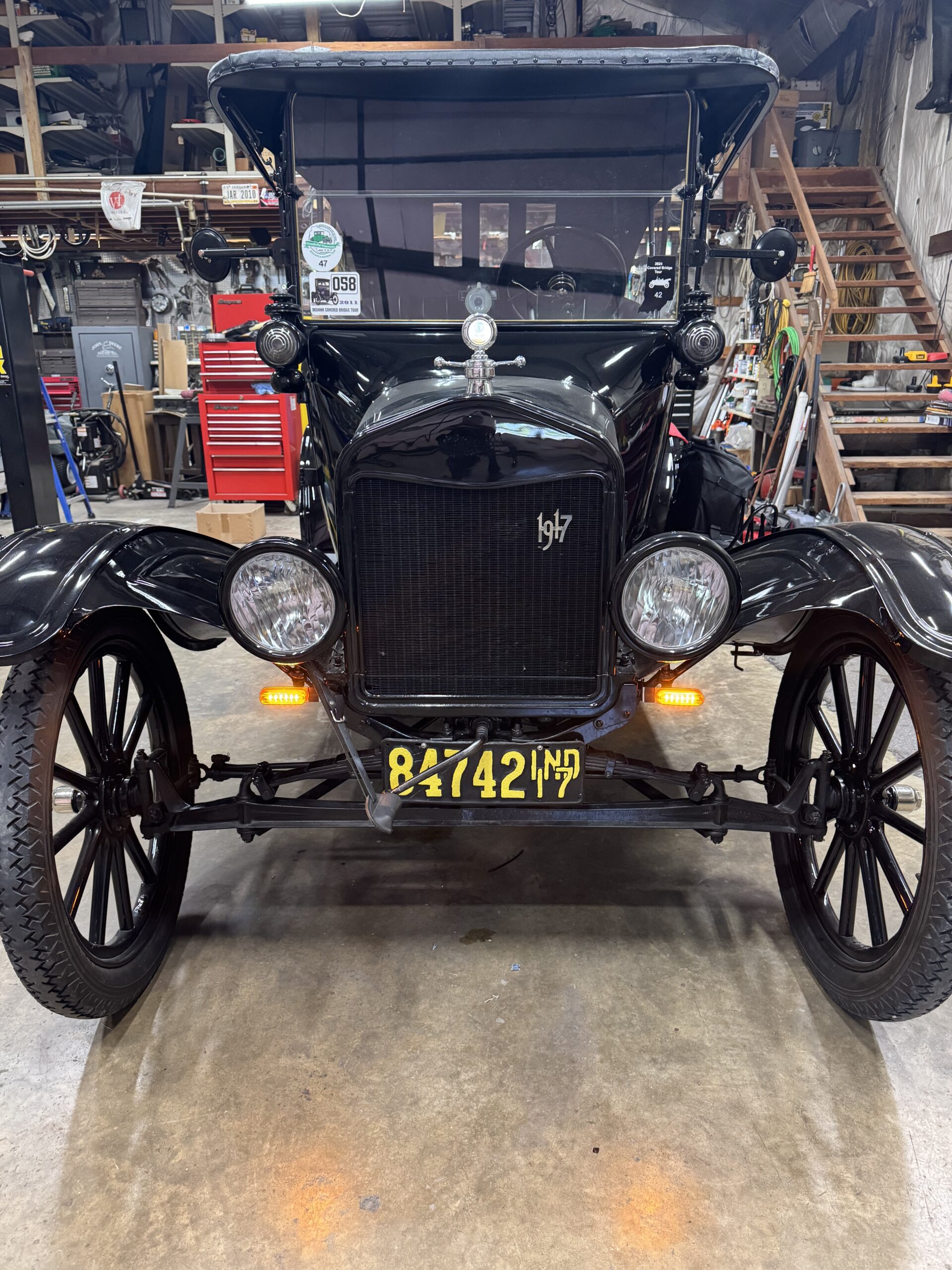 1917 Model T Ford with Logo Lites LED Turn Signals