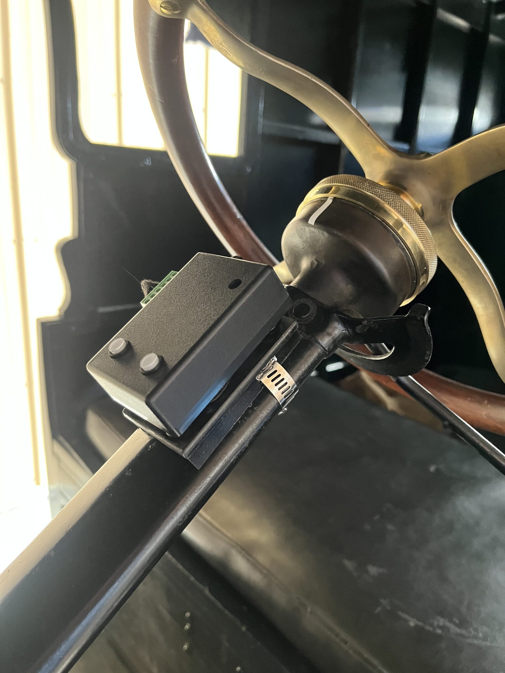 Logo Lites LED Turn Signals on a 1911 Model T Ford