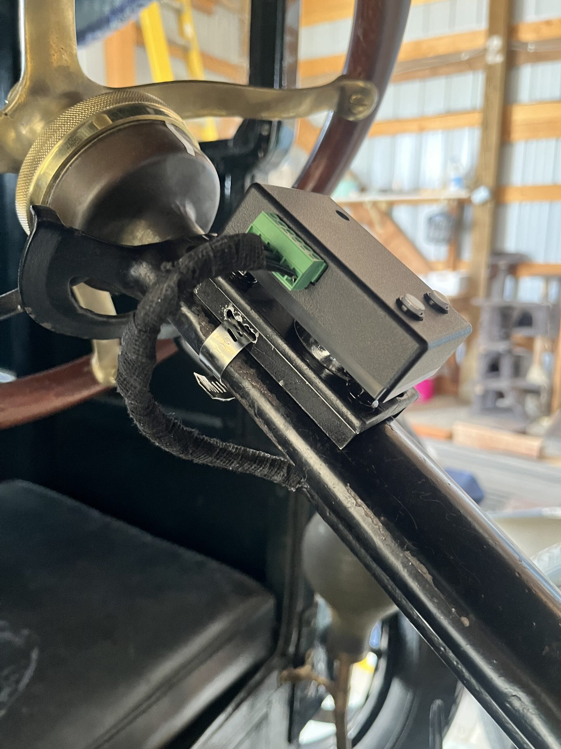 Logo Lites LED Turn Signals on a 1911 Model T Ford